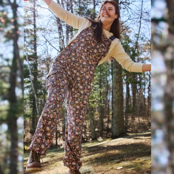 NWT Duluth XL x31” Heirloom Gardening Bib Overalls Dusk Blue Fall Hedgehog Farm - Picture 10 of 10